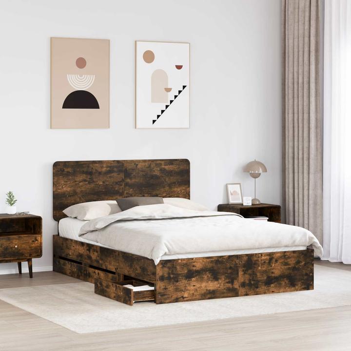 Produktbild vidaXL Moderner Bettrahmen (140 x 190 cm)