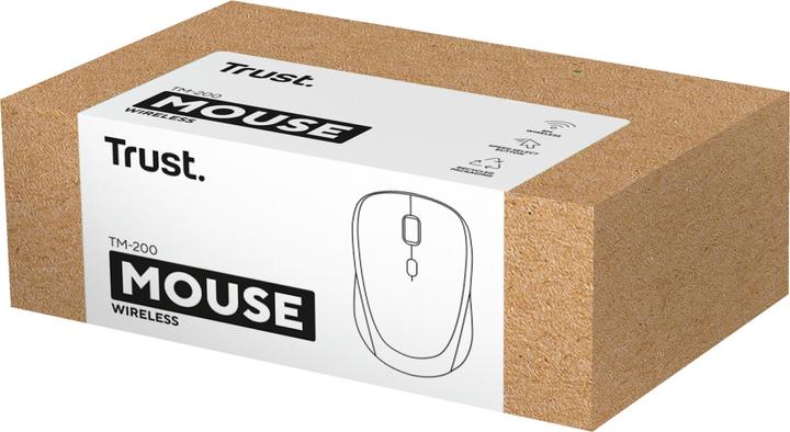 Productafbeelding Trust TM-200 Ambidextreuze RF draadloze optische 1600 DPI muis (Draadloze)
