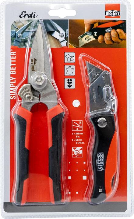 Image du produit Bessey Ciseaux Combi Ciseaux D52 2 + cutter DBKPH EU