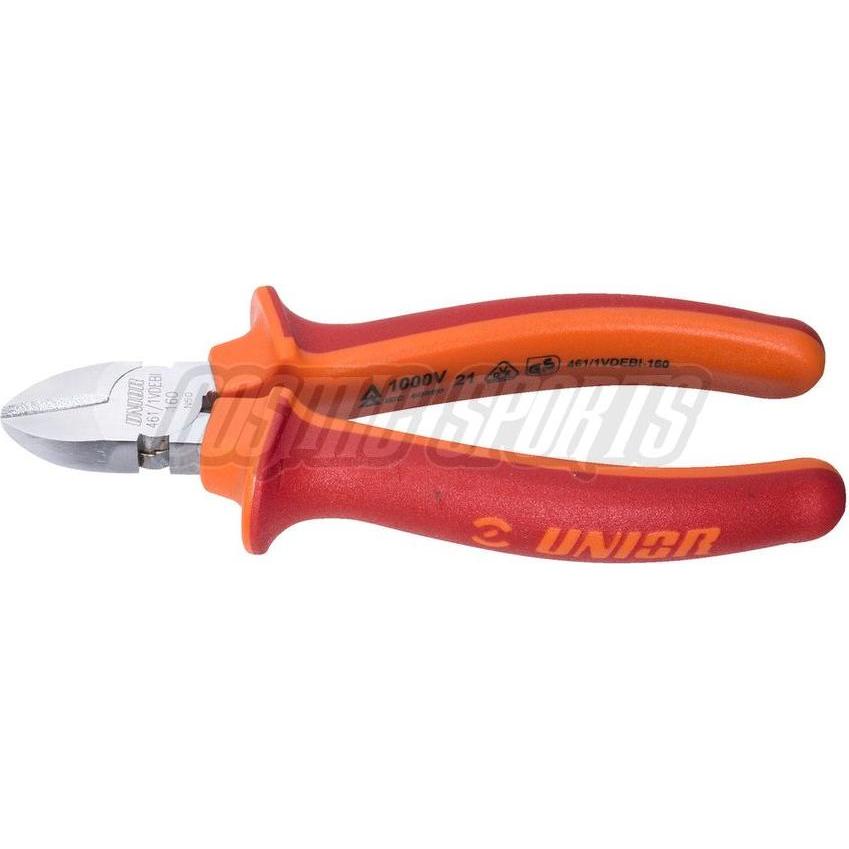 Thumbnail - Unior, Bolzenschneider + Seitenschneider, 461/1VDEBI Diagonal-Seitenschneider, 18mm, red