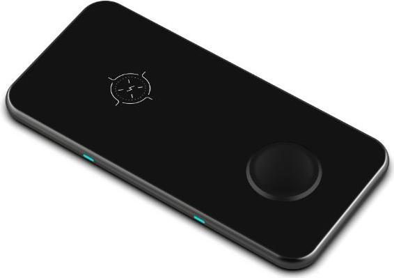 Actual product image Swissten Wireless CHARGER 2in1 Black