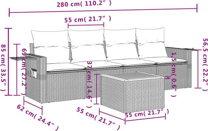 Produktbild vidaXL Elisa