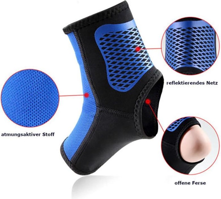 Produktbild Cbx Knöchelschoner, Knöchelbandage, Fussbandage, Fussgelenkstütze, Schuhgrösse 38-41 (M)