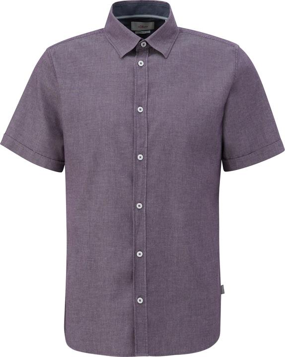 Immagine prodotto s.Oliver Hemd Slim Fit: Kurzarmhemd mit Chambray-Details (3XL)