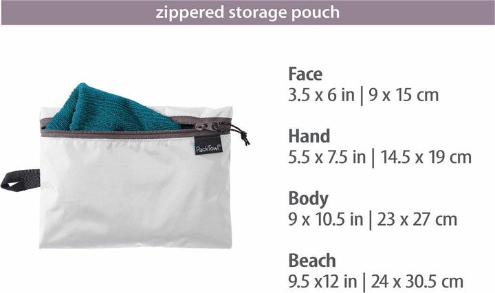 Image du produit Pack Towl Serviette RecLuxe Hand, Midnight, 92 x 42 cm (42 x 92 cm)