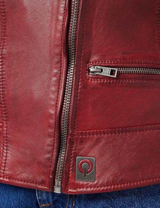 Productafbeelding Oakwood Damen Lederjacke mit Schapenvacht und Körperfutter (XS)