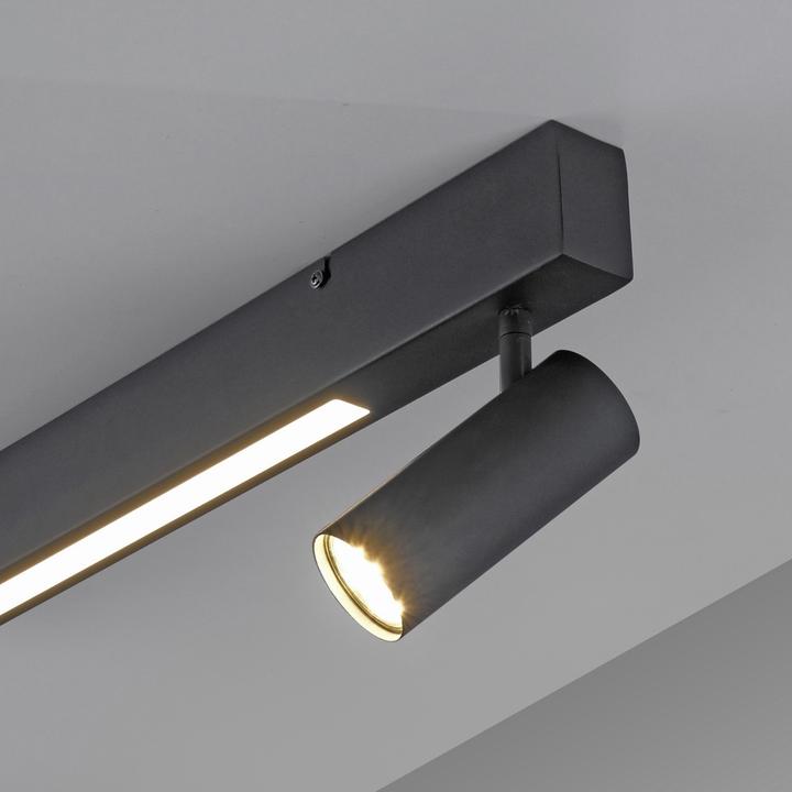 Produktbild Just Light LED Deckenlampe SCHÖNER WOHNEN-Kollektion DANTE Strahlerleiste dreh- schwenkbar, zusätz. Downlight (GU10)