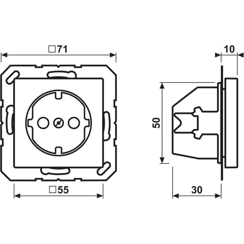 Thumbnail - JUNG, Steckdose, SCHUKO-Steckdose