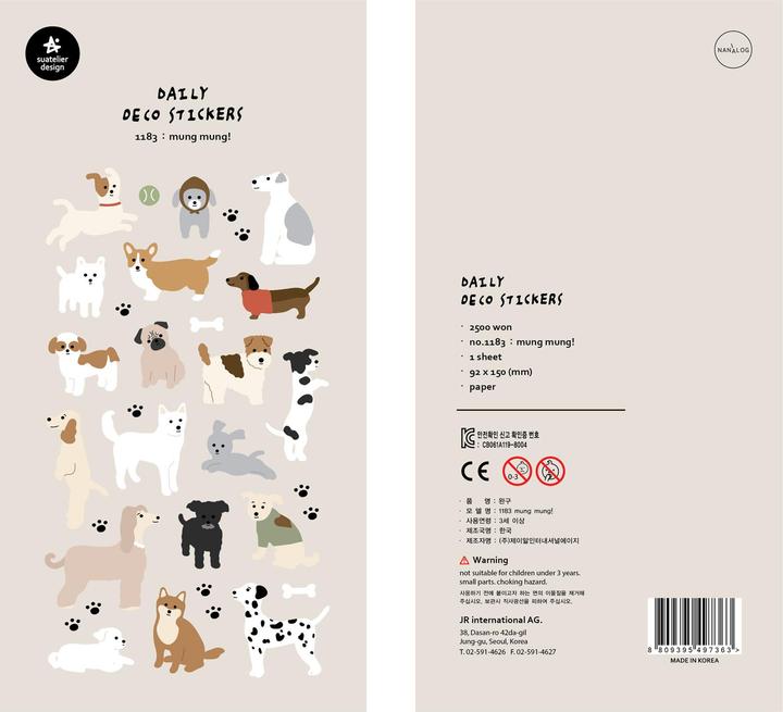 Mark'S Daily Deco Sticker MUNG MUNG!