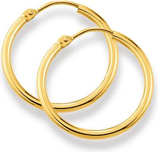 Image du produit Natsumi Schmuck Créoles en or jaune 18K/750 Ø 20mm rond (750/18 K Or jaune)
