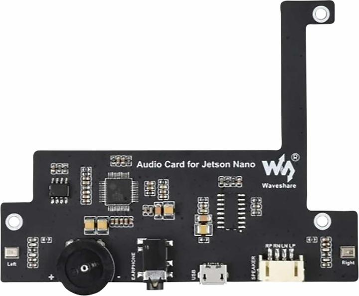 Actual product image WaveShare USB sound card for Jetson Nano
