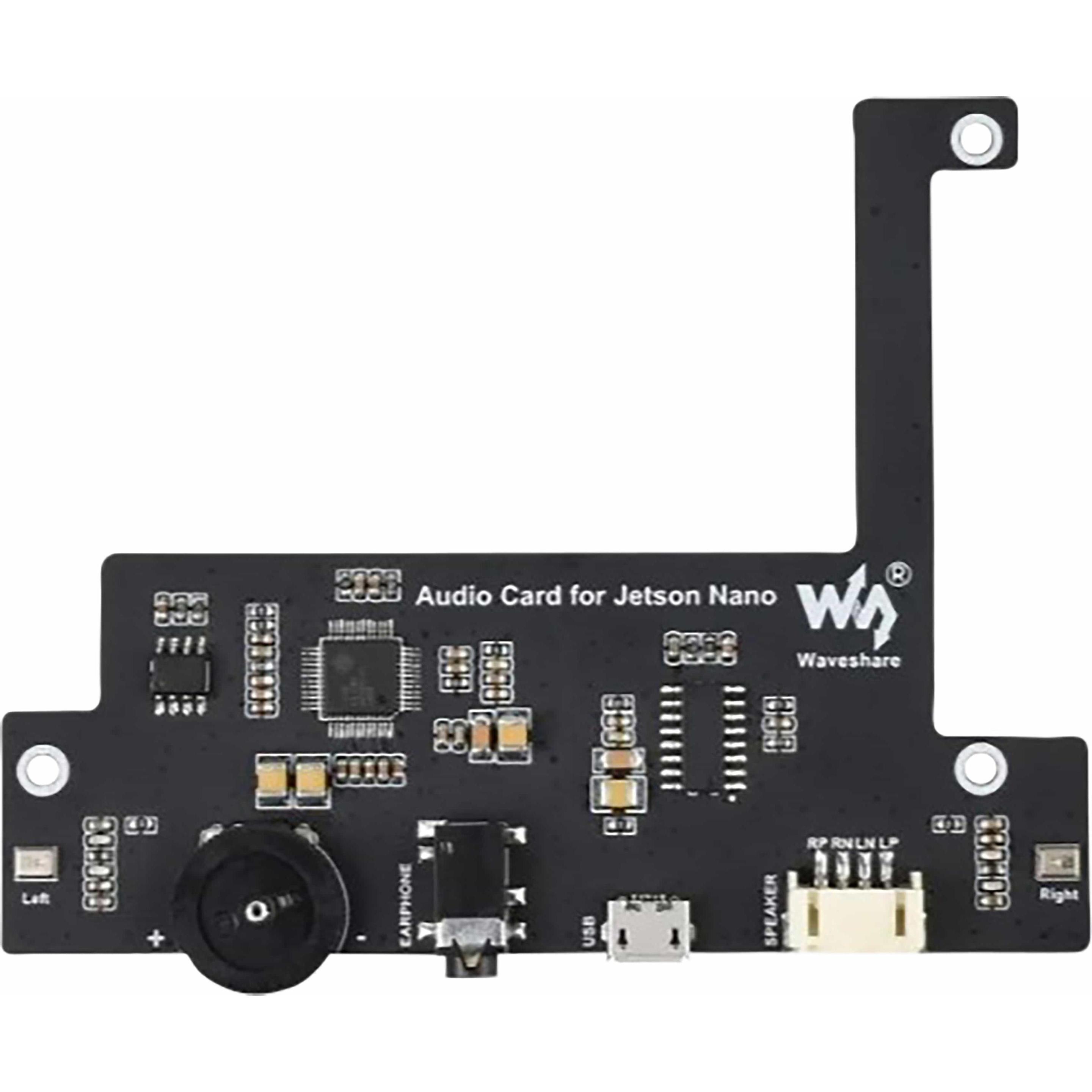 WaveShare Scheda audio USB per Jetson Nano, Scheda + Kit di sviluppo