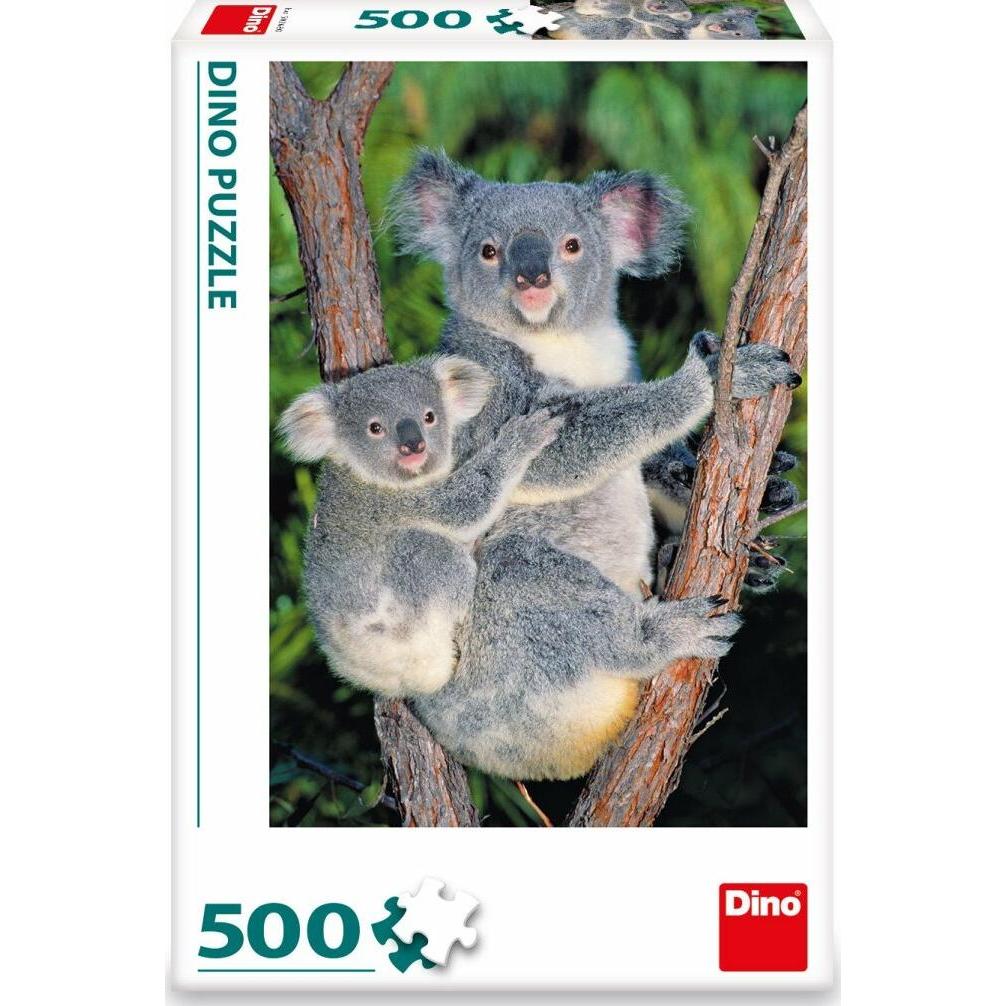Thumbnail - Dino Puzzle Koalas auf dem Baum 500 Teile