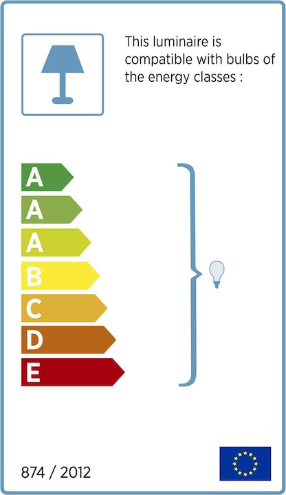 Label énergétique Opviq Chaim (E27)