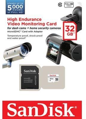 Image du produit SANDISK High Endurance (32 Go, microSDHC, U3, UHS-I)