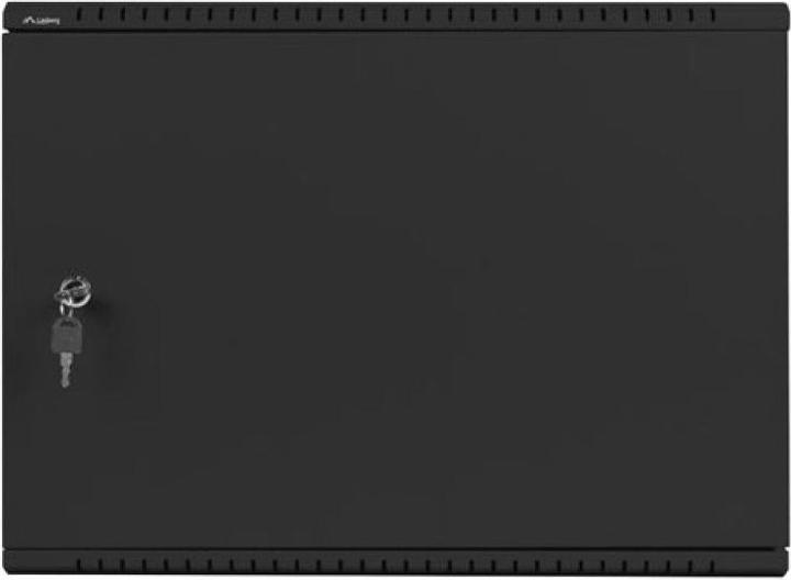 Produktbild Lanberg Nástěnná jednodílná skříň 19", 4U+3U/540x200, (dodávané složené), nízkoprofilová, plné dveř (4 HE)