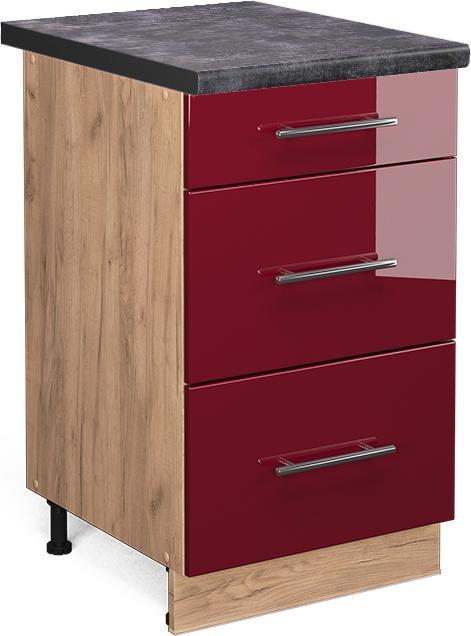 Bordeaux high gloss, Red