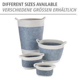 Actual product image Wenko Felt Basket Bea Light Grey (13 cm)
