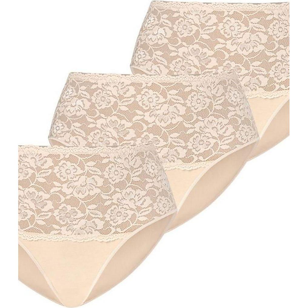 Teyli, Damen, Unterhosen, Set, Beige, (4XL, 3er Pack)