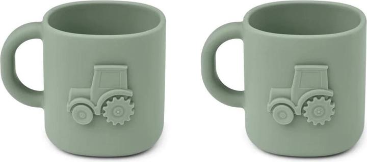 Actual product image Liewood Silicone Cup Farrell er Pack Faune green (220 ml, 2 x)
