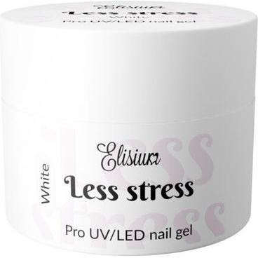 Elisium, Gel per capelli, Gel costruttore Less Stress żel budujący White 40ml (Gel per capelli, 40 ml)