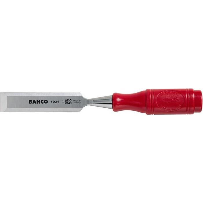 Bahco, Beitel + Handhobel, Stechbeitel mit rotem Griff aus Polypropylen, 30 mm (30 mm)