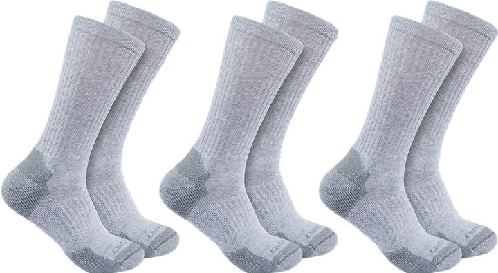 Produktbild Carhartt Skarpety Mittelschwere Baumwollmischung in Grau (3er Pack, L)