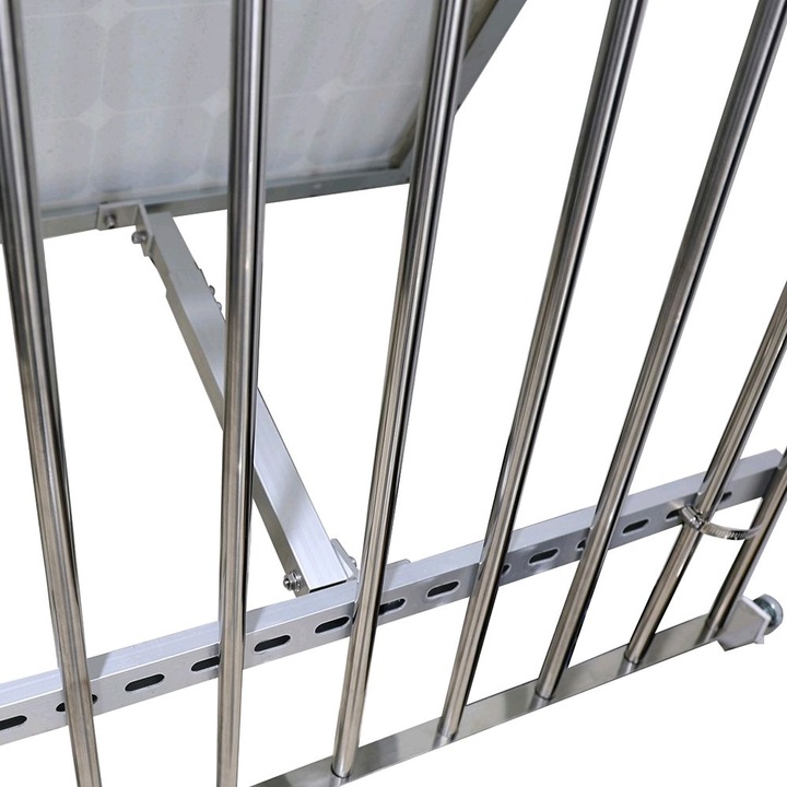 Immagine prodotto Offgridtec Supporto per moduli solari per ringhiera del balcone Altezza telaio 3035mm Regolabile in (90 W, 14.90 kg)