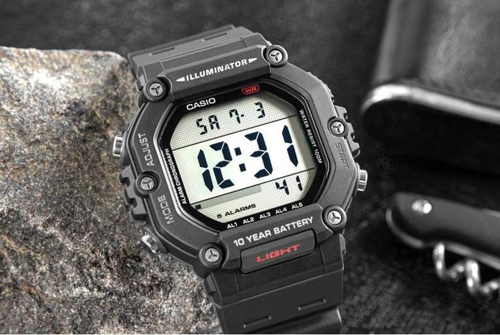 Produktbild Casio Herrenuhr AE-1600H-1AVDF + Box (Digitaluhr)