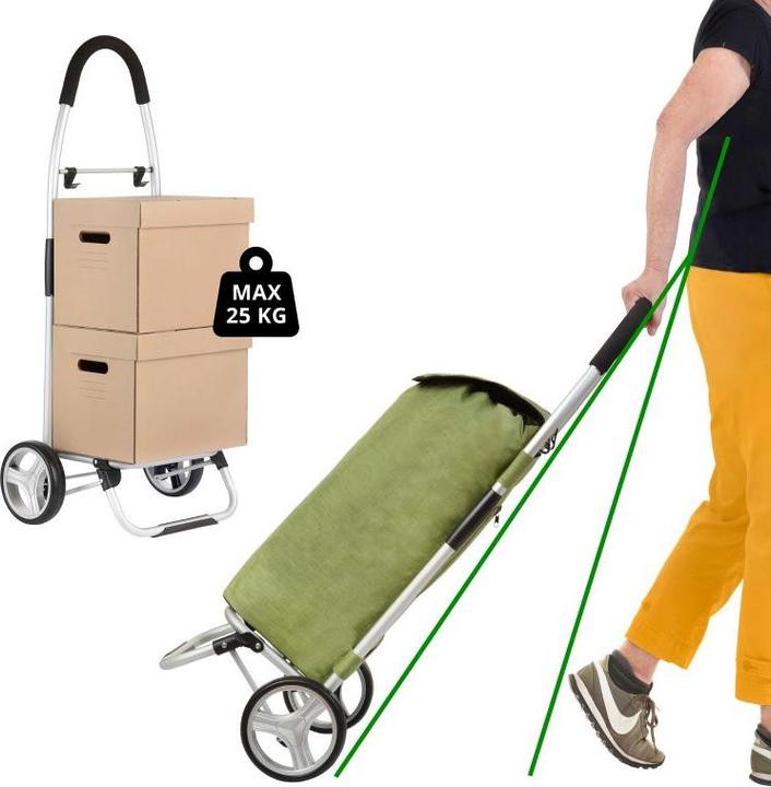 Image du produit Cruiser Chariot de supermarché 45L, vert