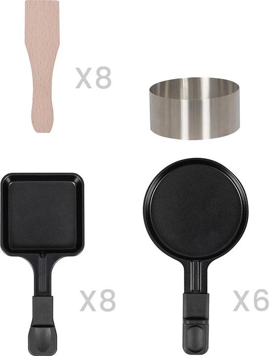 Actual product image Livoo Raclette, pizza, crepe maker for 8 people