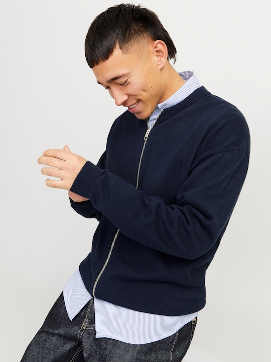 Produktbild Jack & Jones Einfarbig Strickjacke Strickjacke (XS)