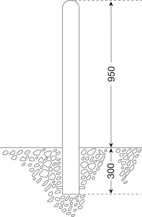 Produktbild kaiserkraft City-Poller