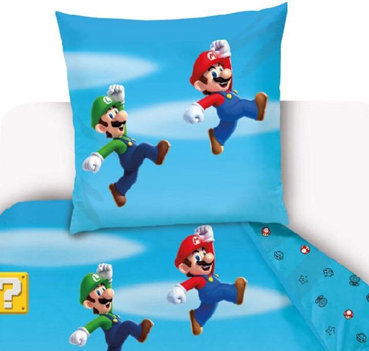 Produktbild Carbotex Super Mario Level Bettlaken 140×200cm, 70×90 cm