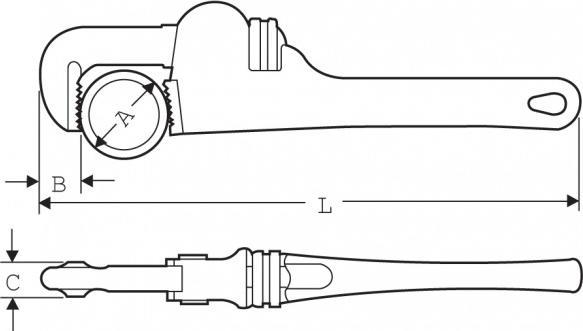 Produktbild Super-Ego Rohrzange (600 mm)