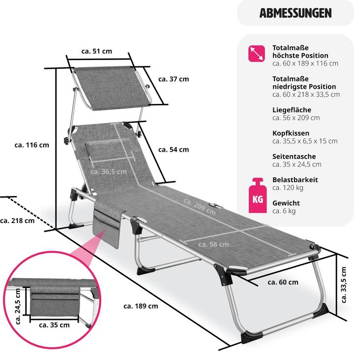 Immagine prodotto tectake Aurelie (218 cm)
