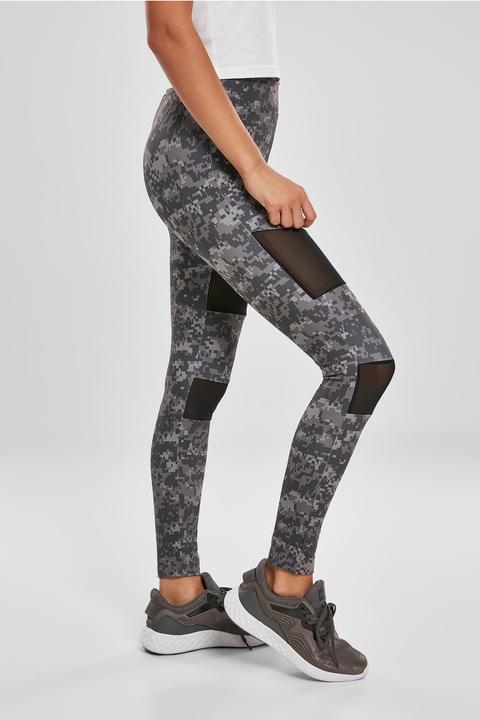 Actual product image Urban Classics Ladies Camo Tech Mesh Leggings (XS)