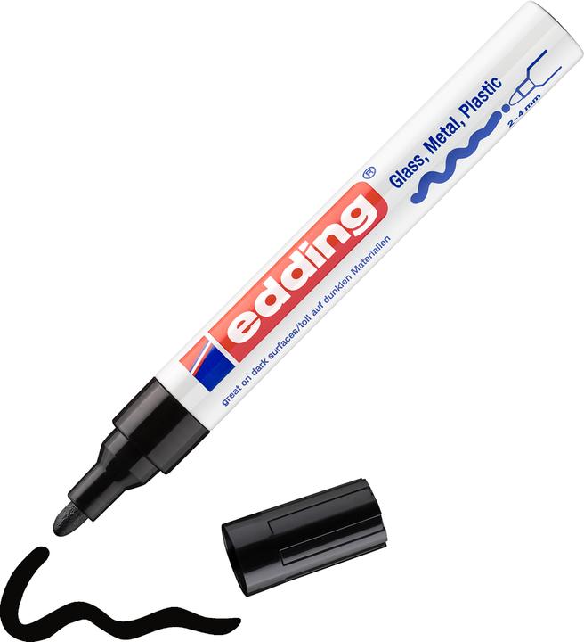 Produktbild Edding Lackmarker 750 (Schwarz, 2 mm, 1 x)