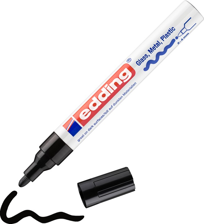Immagine prodotto Edding Pennarello 750 (Nero, 2 mm, 1 x)