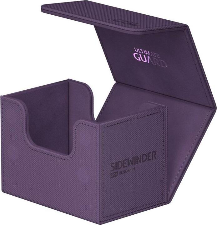 Actual product image Ultimate Guard Card Box XenoSkin Sidewinder Monocolor 80+ Purple
