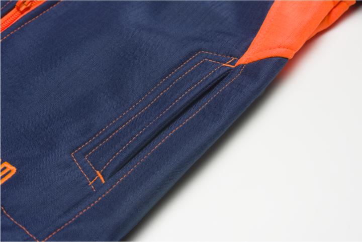 Actual product image Planam Junior softshell jacket olive/orange 146/152 (146)