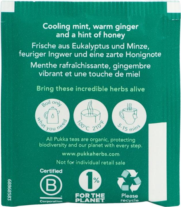 Energie-Label Pukka Inspiration à l'eucalyptus Tees (79 g)