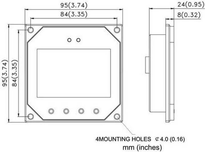 Produktbild Autosolar LCD-Fernbedienung MT-1 für Dual-Laderegler