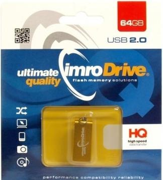 Image du produit IMRO Clé USB EDGE/64G 64 Go USB type A 2.0 or (64 Go, USB-A, USB 2.0)
