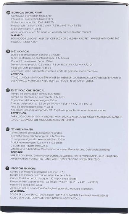 Actual product image Serene House Stars Ultrasonic Diffuser (150 ml)