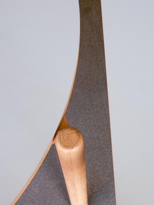 Image du produit Hübsch Oblique Esstisch Runde Grau