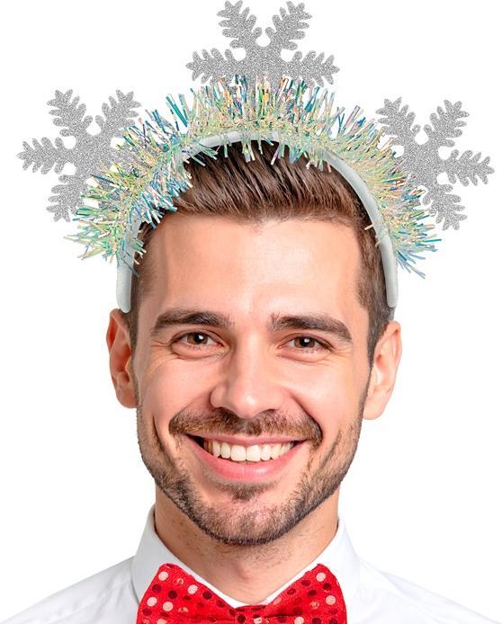 Produktbild Widmann Glitter Schneeflocken Haarreif