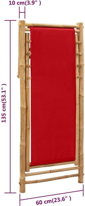 Immagine prodotto vidaXL Strandstuhl (135 cm)