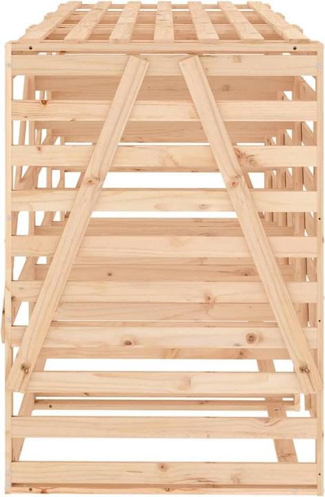 Actual product image vidaXL Mülltonnenbox für 3 Tonnen