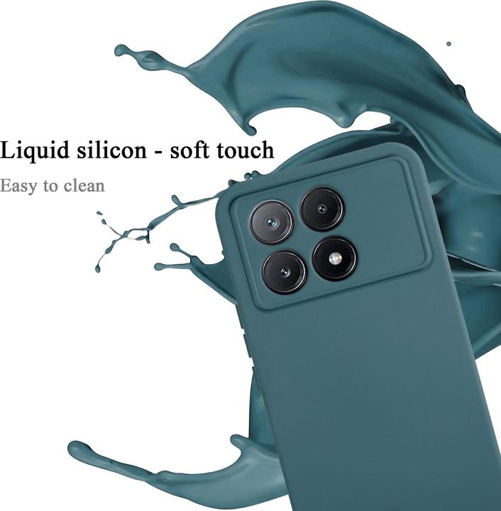 Image du produit Cadorabo Housse pour Xiaomi Poco X6 Pro TPU en design Liquid Protection silicone (Xiaomi Poco X6 Pro)